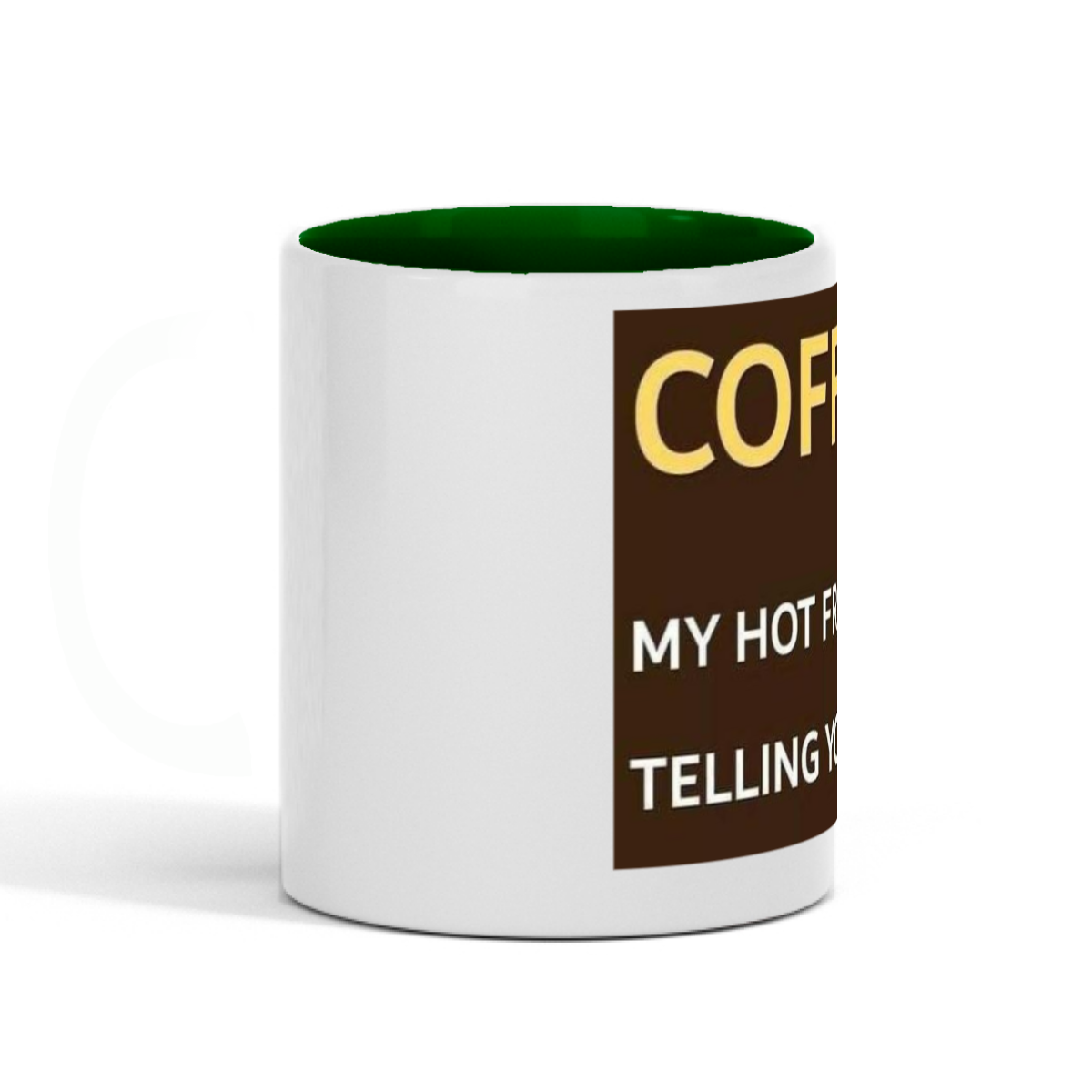 'Coffee' 11oz Funny 2-Tone Color Gift Mug