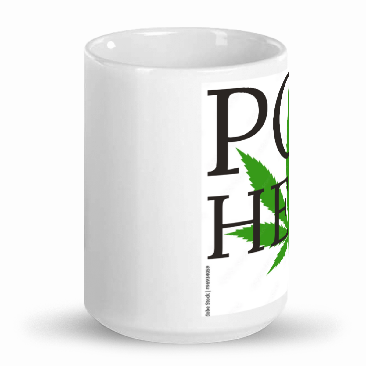 Fun "Pot Head" 15oz White Mug