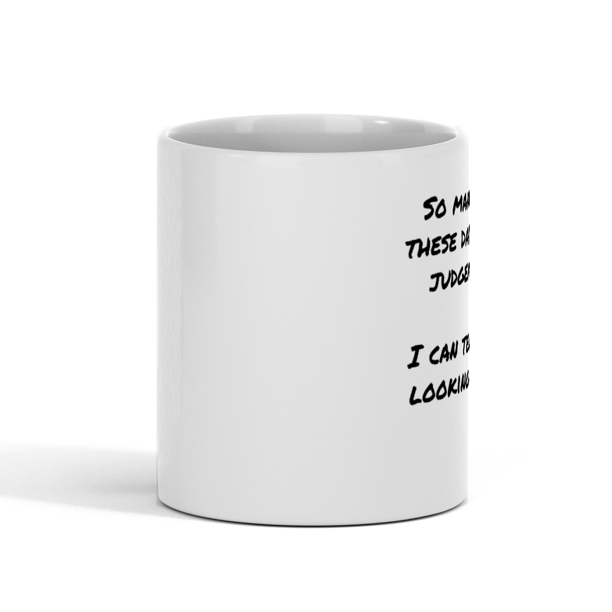 Fun "So Many People" 11oz White Mug