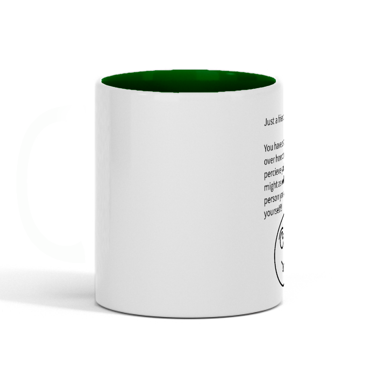Fun "Friendly Reminder" 11oz Color Mug
