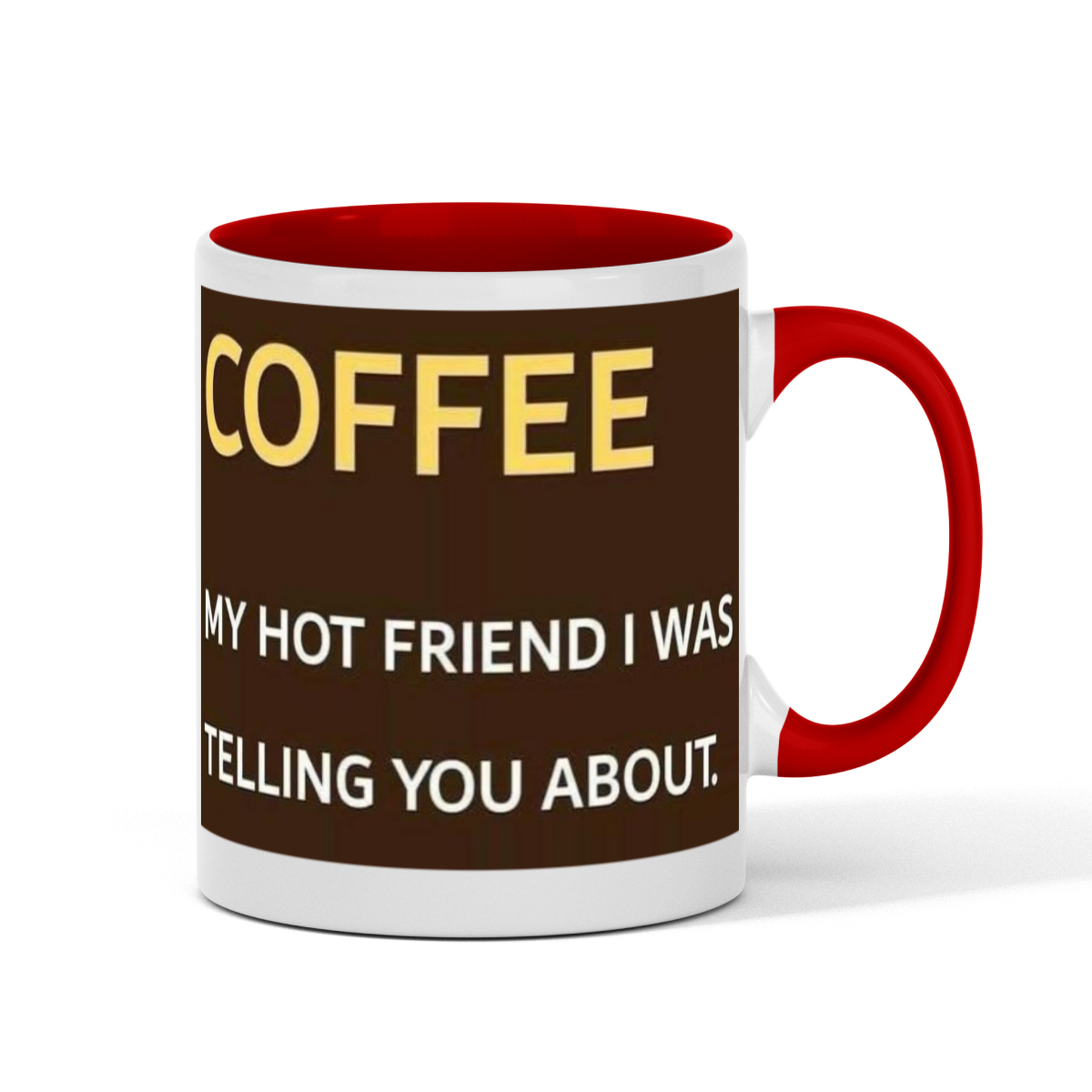 'Coffee' 11oz Funny 2-Tone Color Gift Mug