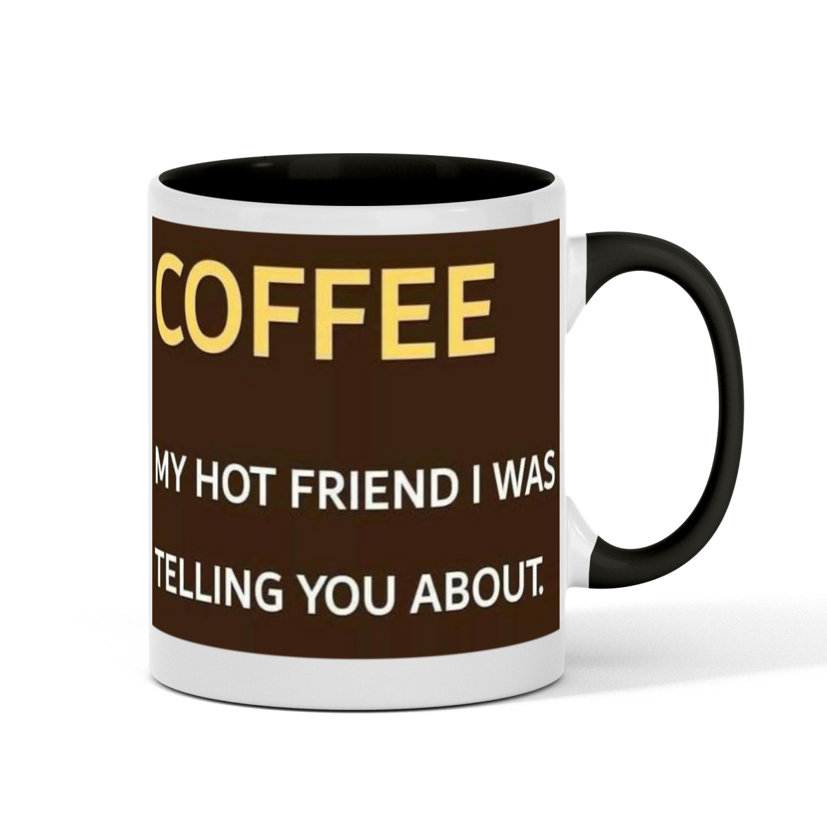 'Coffee' 11oz Funny 2-Tone Color Gift Mug