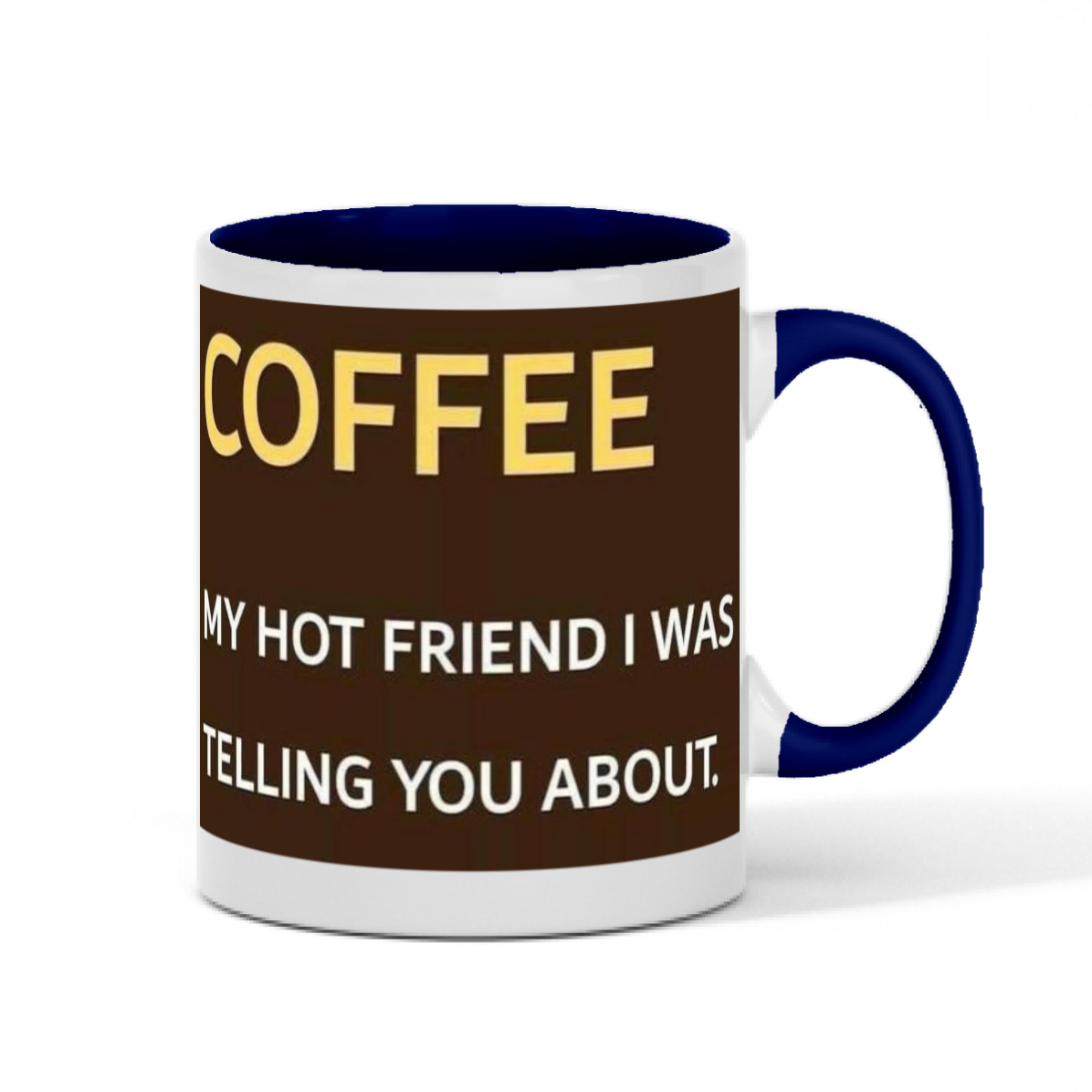 'Coffee' 11oz Funny 2-Tone Color Gift Mug