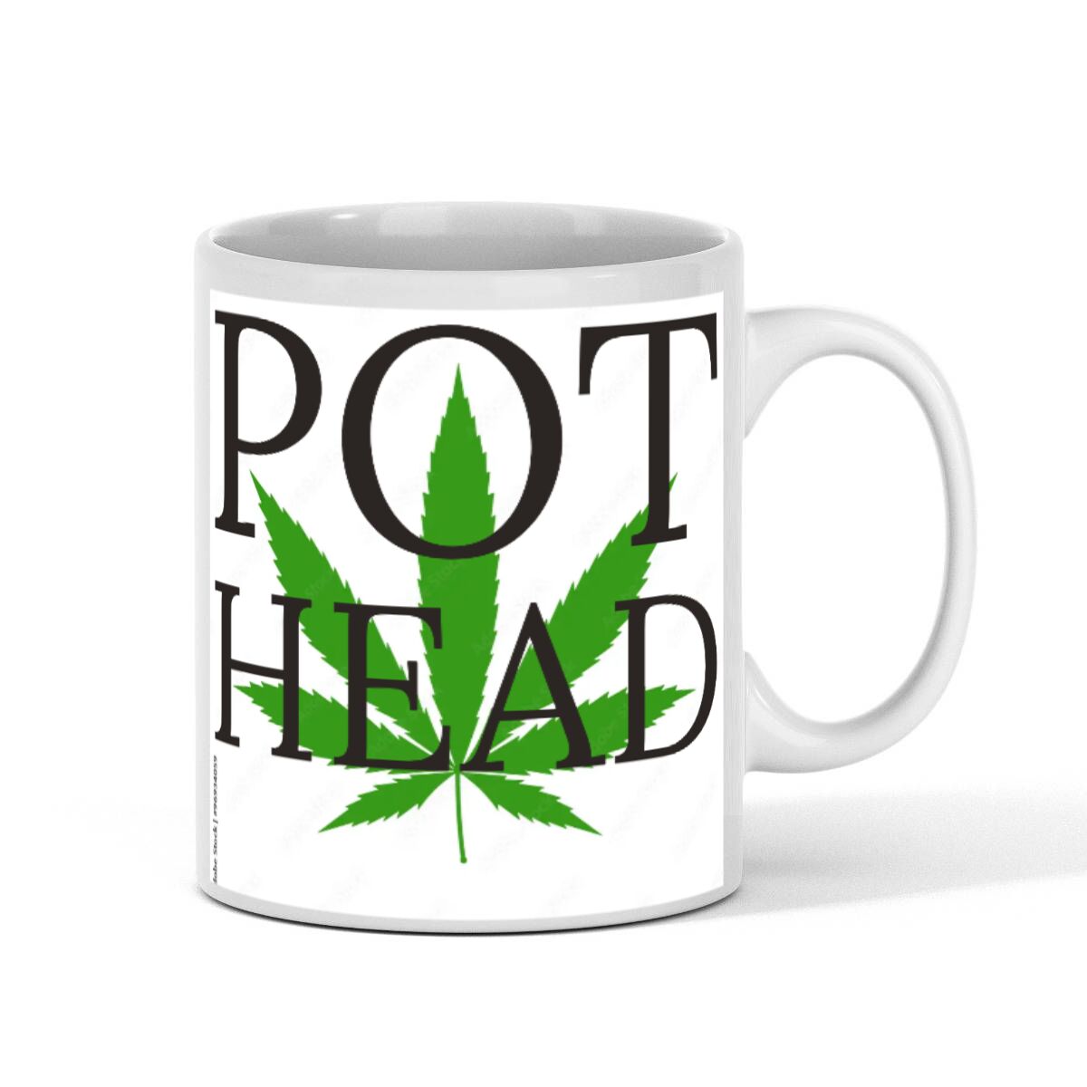 Fun "Pot Head" 11oz White Mug