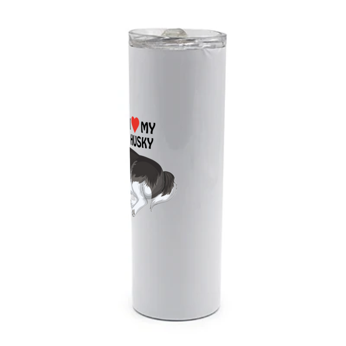 Awww "Love My Husky" 20oz Fun Gift Travel Mug