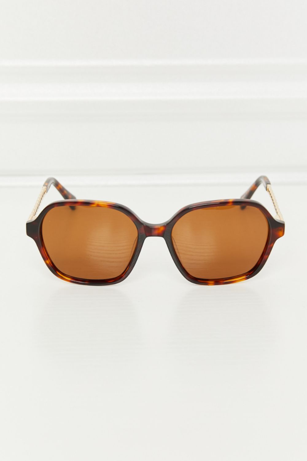 Awesome TAC Polarization Lens Full Rim Sunglasses - Brown / One Size - Sun Glasses