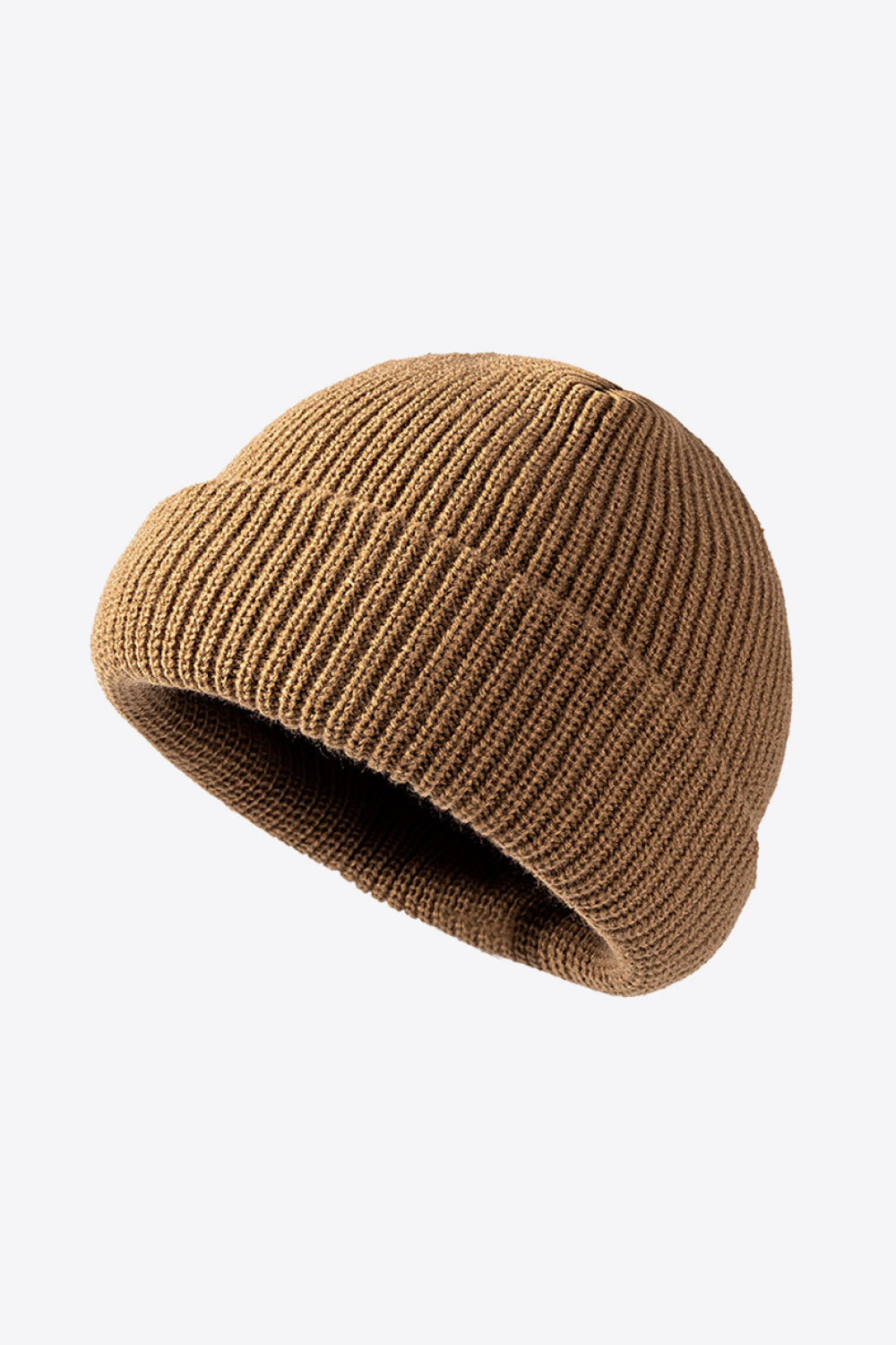 Calling For Winter Rib-Knit Beanie - Brown / One Size - hats