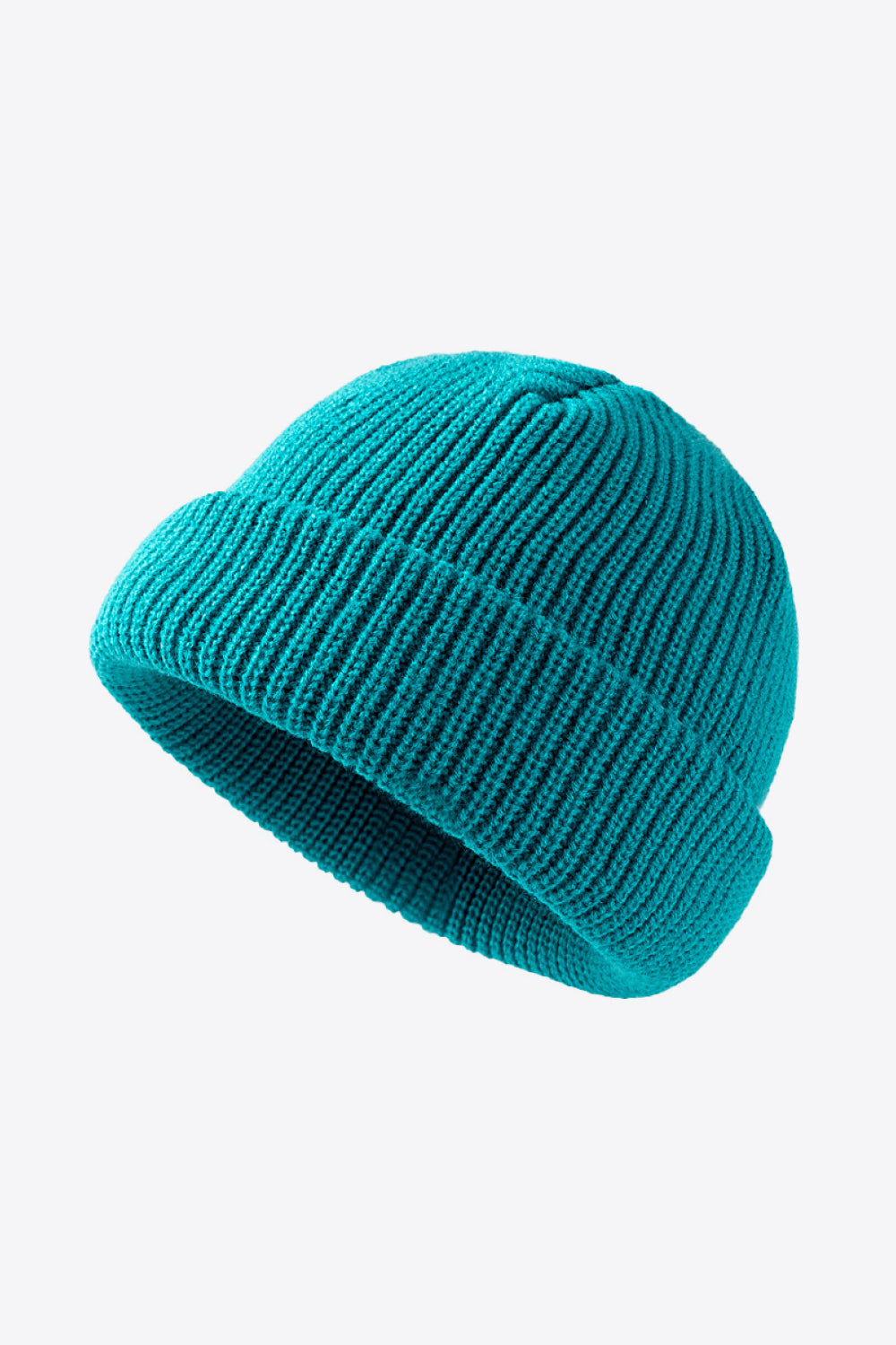 Calling For Winter Rib-Knit Beanie - Teal / One Size - hats