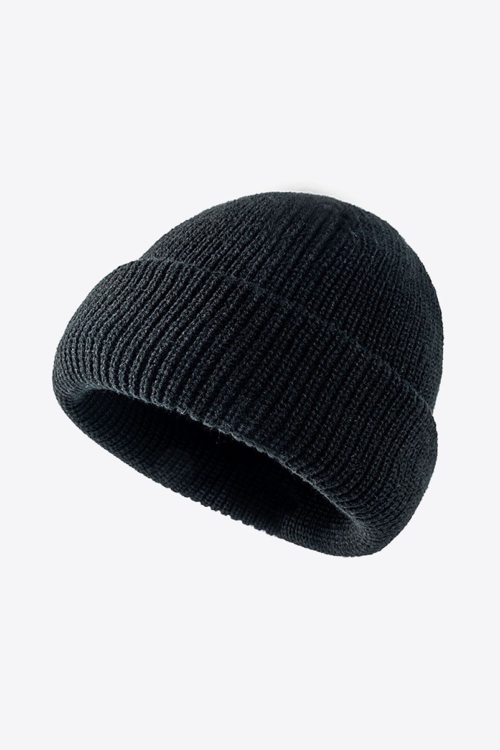 Calling For Winter Rib-Knit Beanie - Black / One Size - hats