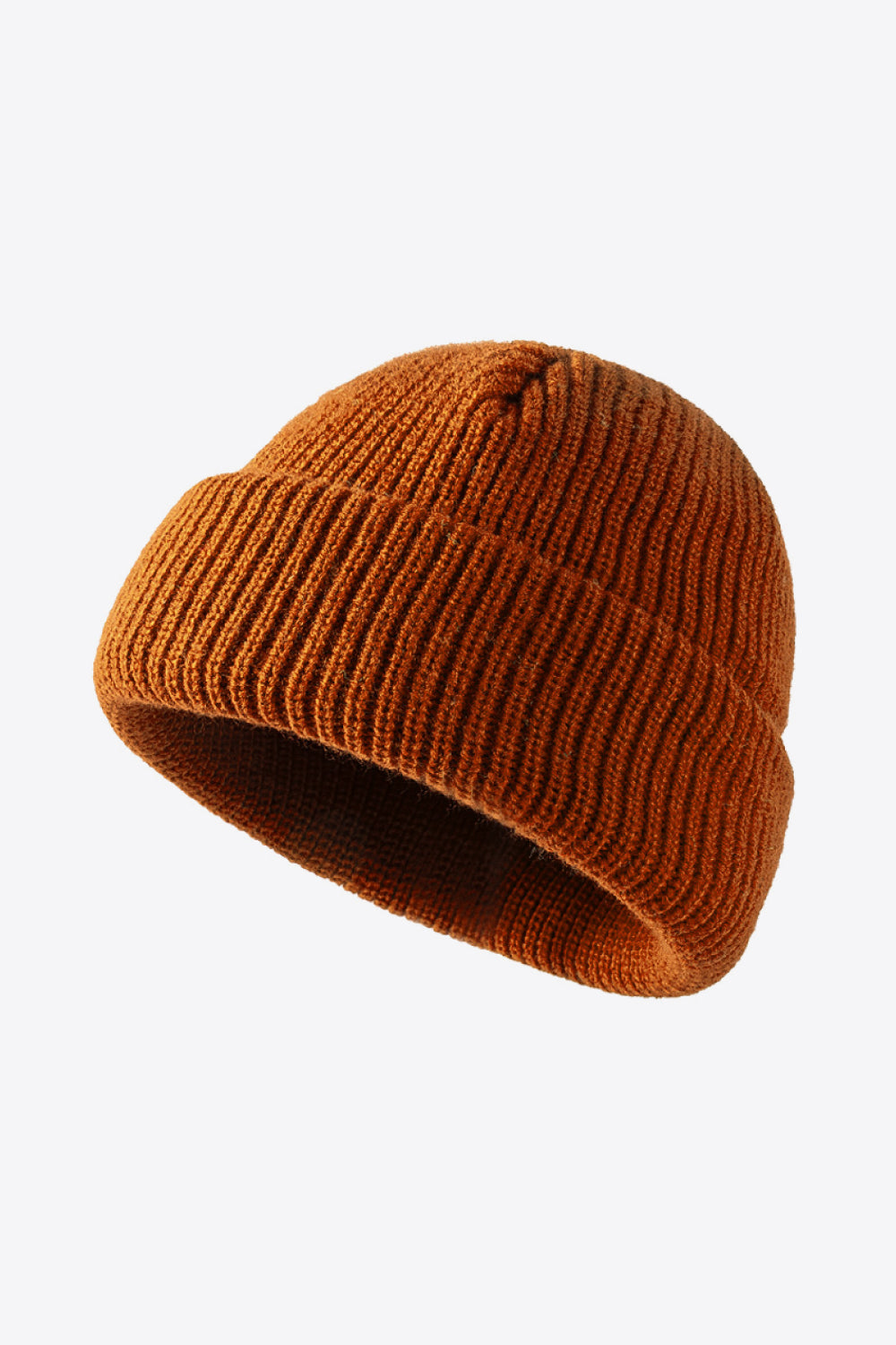 Calling For Winter Rib-Knit Beanie - Ochre / One Size - hats