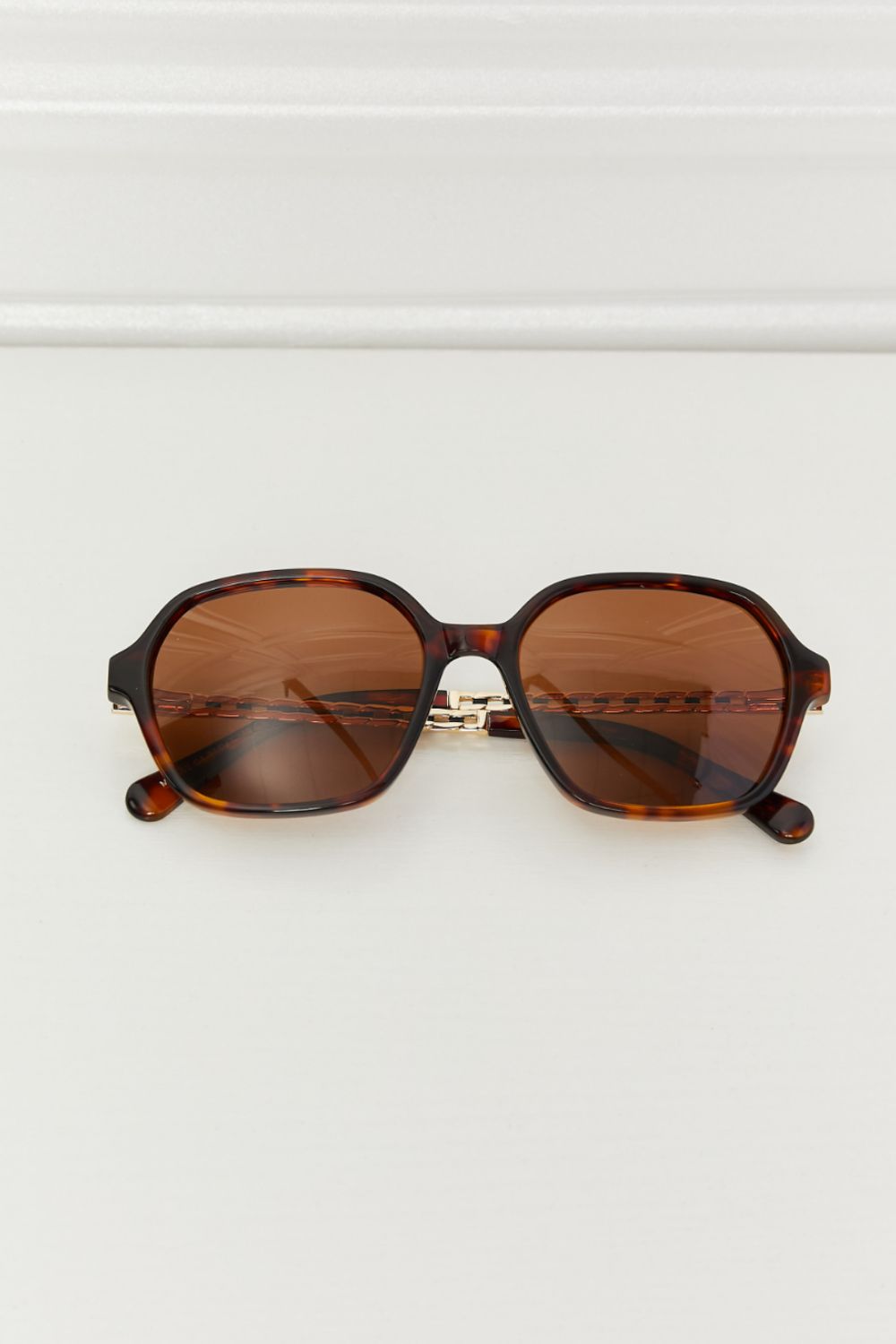 Awesome TAC Polarization Lens Full Rim Sunglasses - Brown / One Size - Sun Glasses