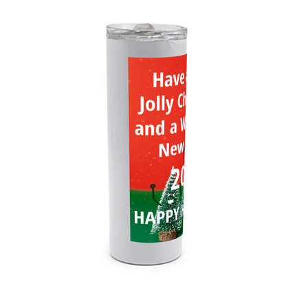 Cute Holly Jolly Xmas, 20oz Travel Mug