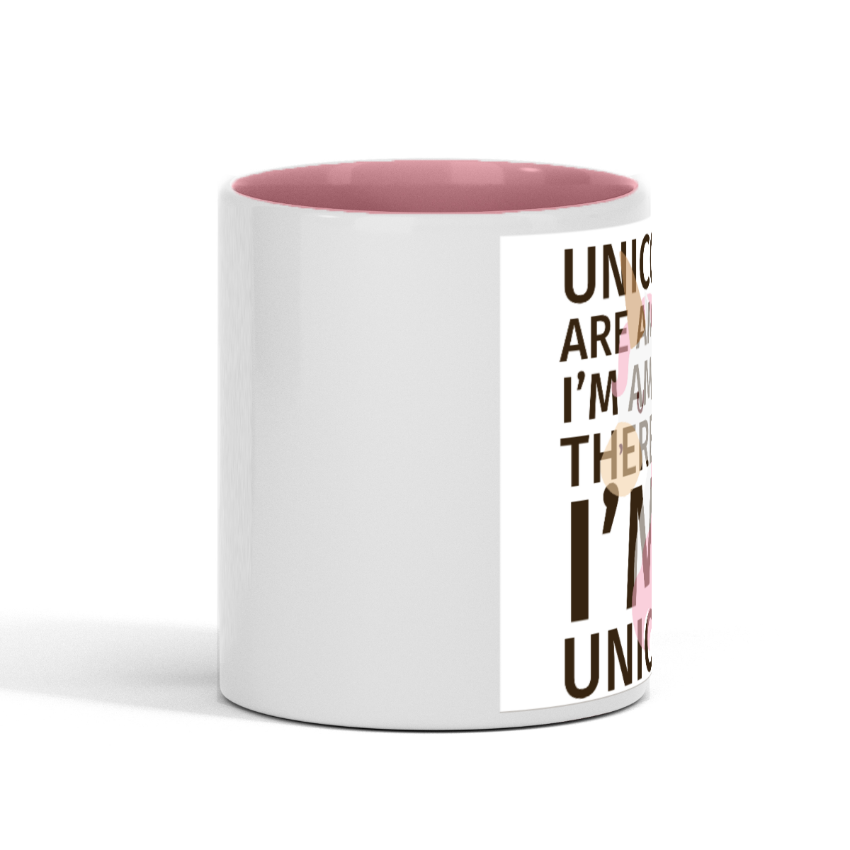 Funny Unicorn, Two-Tone 11oz Mug