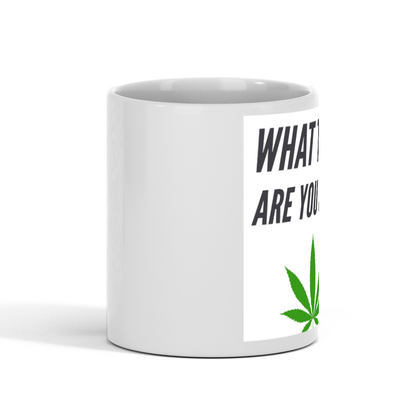 Fun "What The Hell" 11oz White Mug
