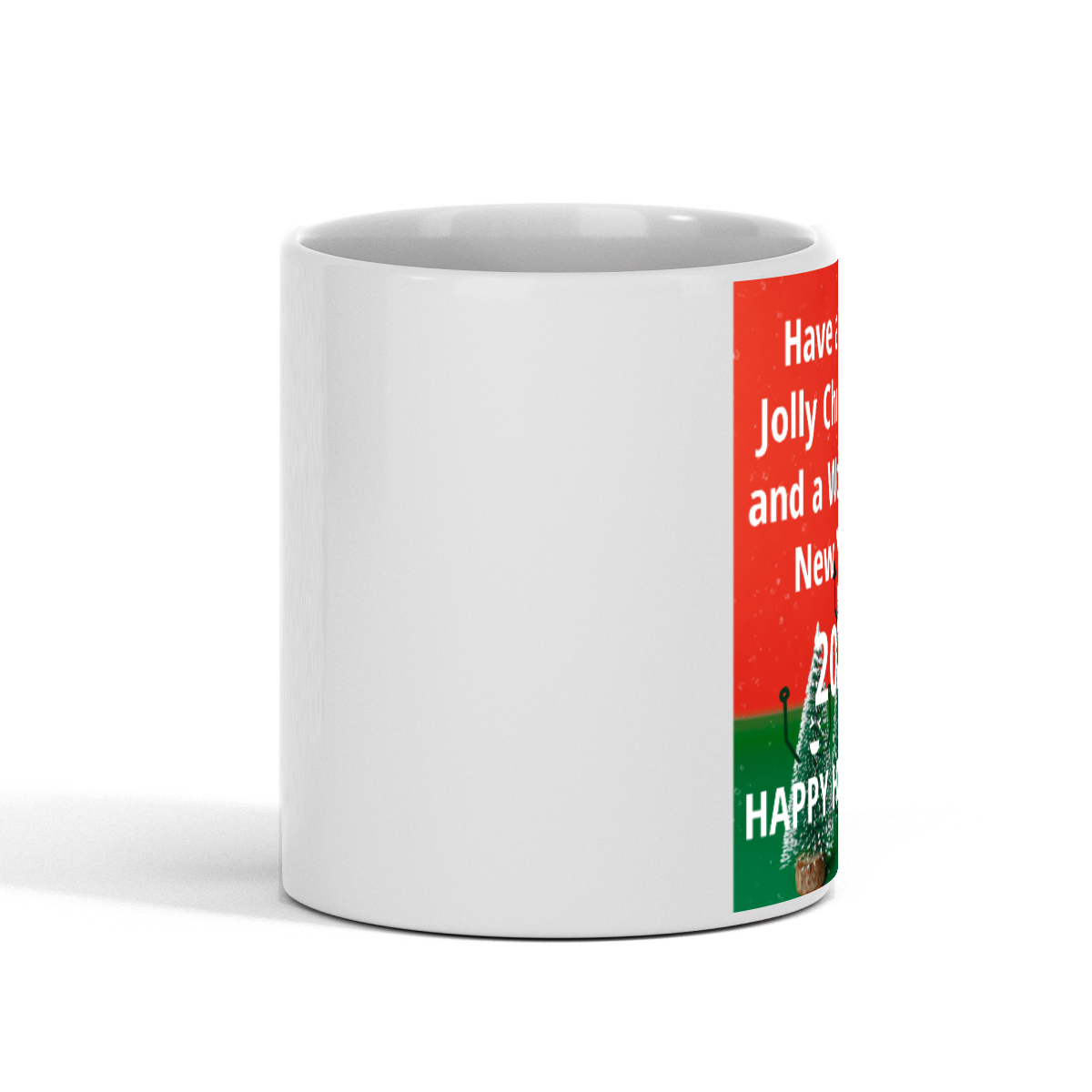 C-O-T-M Holly Jolly Xmas, White 11oz Mug