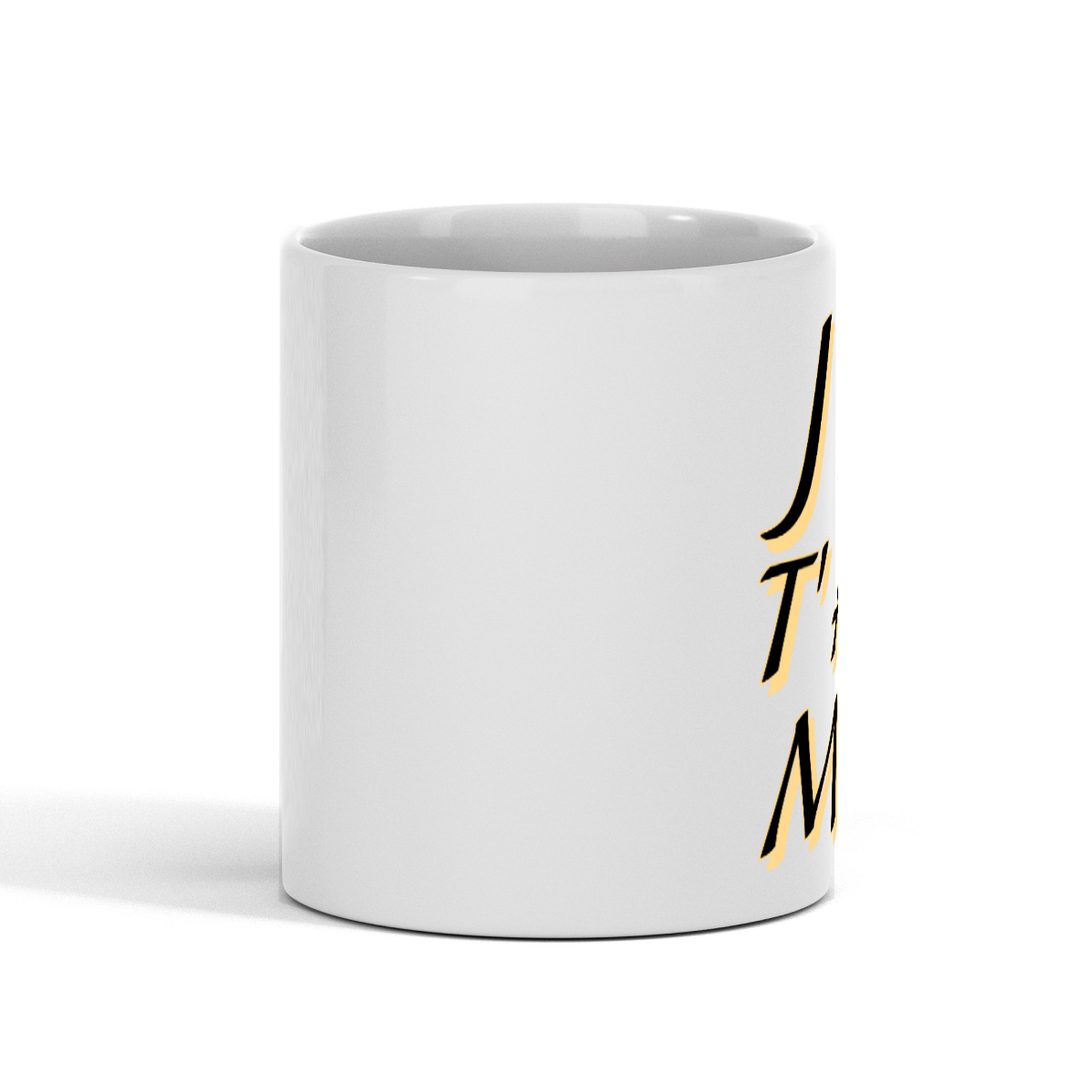 Je T'aime, White 11oz Mug