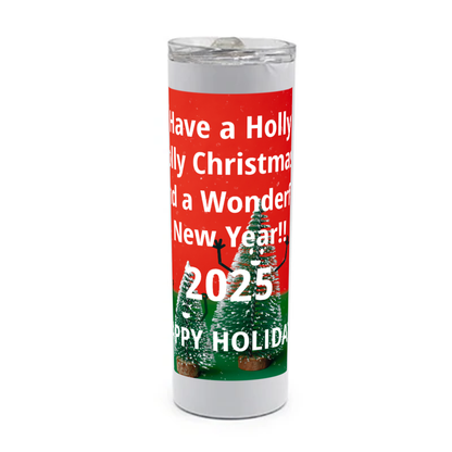 Cute Holly Jolly Xmas, 20oz Travel Mug