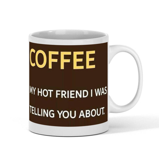 'Coffee' 11oz Funny White Gift Mug