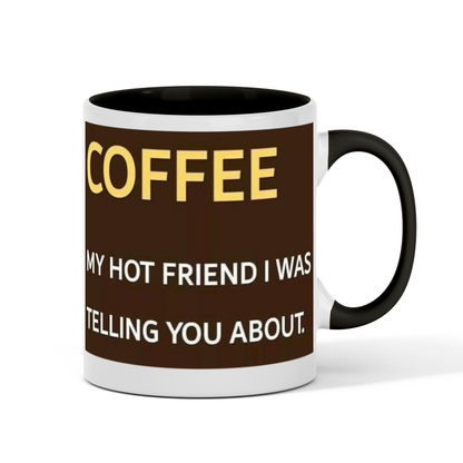 'Coffee' 11oz Funny 2-Tone Color Gift Mug
