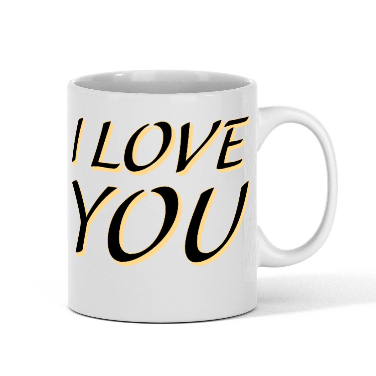 Cute "I Love You" 11oz White Fun Gift Mug