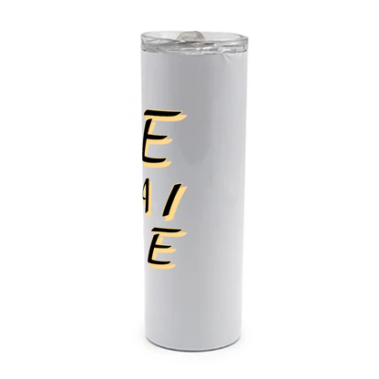 Je T'aime, White 20oz Travel Mug