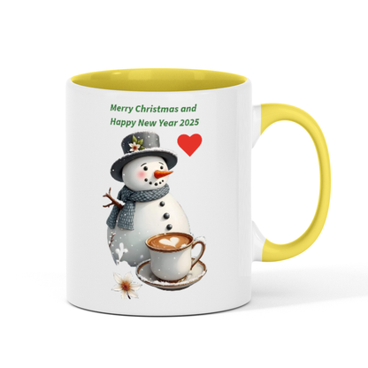 Merry Christmas, Two-Tone 11oz Mug