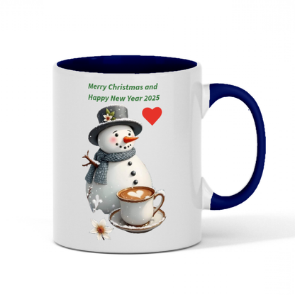 Merry Christmas, Two-Tone 11oz Mug