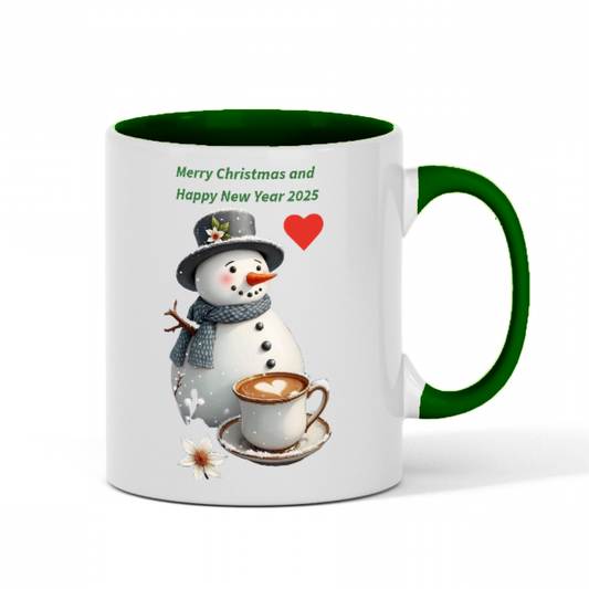 Merry Christmas, Two-Tone 11oz Mug